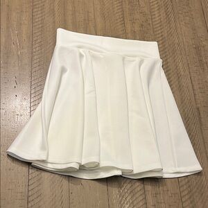 Women's White Flowy Skirt